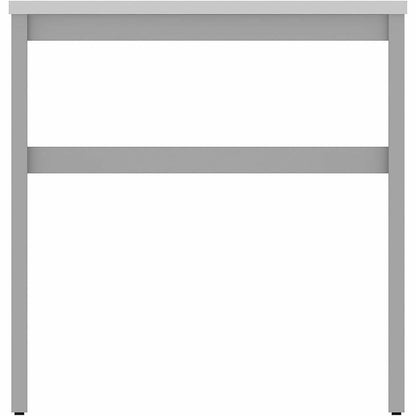 Lorell Table Base, Powder Coated H-shaped, Silver Base, 28.50" Height x 71.60" Width x 29.10" Depth (LLR16284)