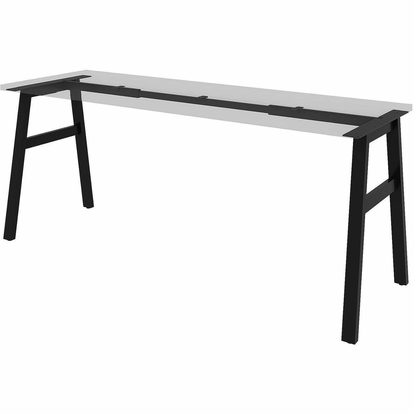 Lorell Table Base, Powder Coated A-shaped, Black Base, 28.50" Height x 71.60" Width x 23.20" Depth (LLR16286)