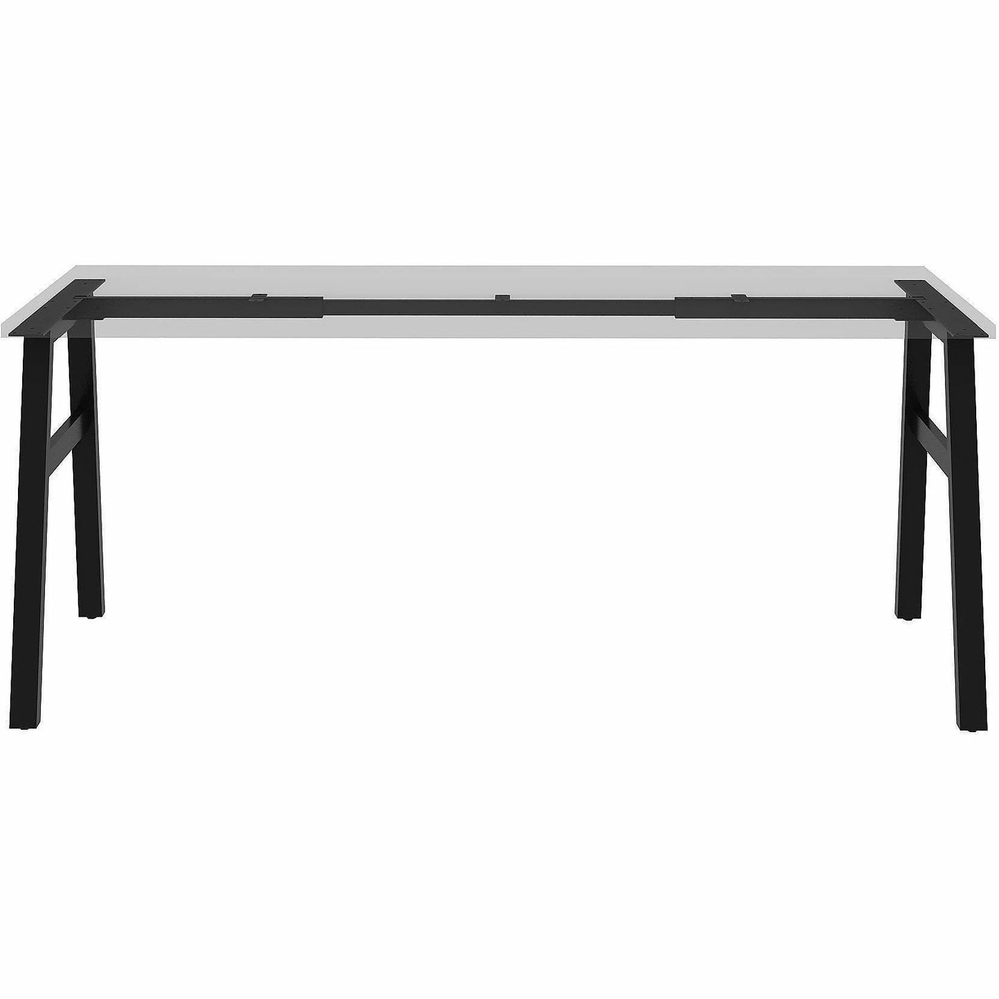 Lorell Table Base, Powder Coated A-shaped, Black Base, 28.50" Height x 71.60" Width x 23.20" Depth (LLR16286)