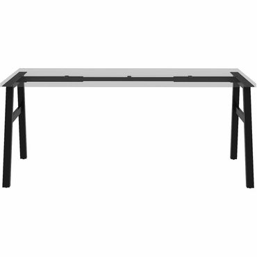 Lorell Table Base, Powder Coated A-shaped, Black Base, 28.50" Height x 71.60" Width x 23.20" Depth (LLR16286)