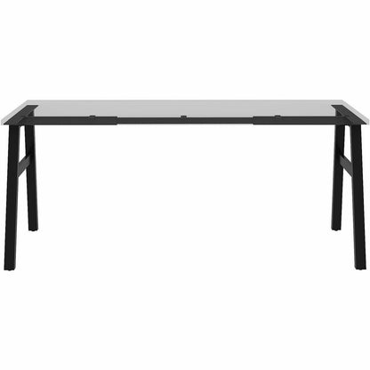 Lorell Table Base, Powder Coated A-shaped, Black Base, 28.50" Height x 71.60" Width x 23.20" Depth (LLR16286)