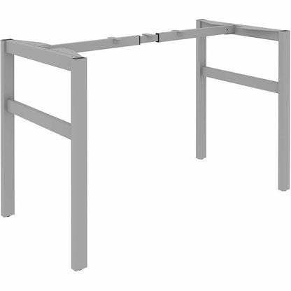 Lorell Table Base, Powder Coated H-shaped, Silver Base, 28.50" Height x 71.60" Width x 23.20" Depth (LLR16283)