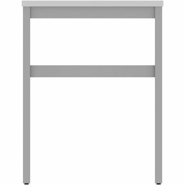 Lorell Table Base, Powder Coated H-shaped, Silver Base, 28.50" Height x 71.60" Width x 23.20" Depth (LLR16283)