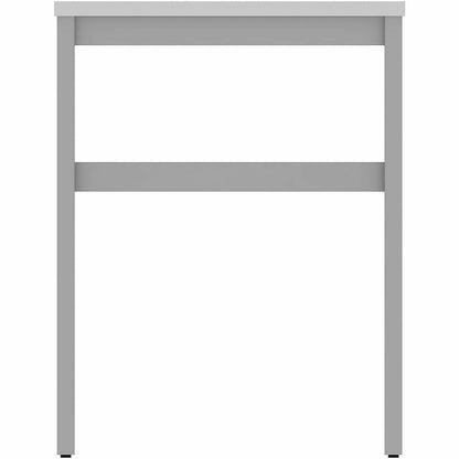 Lorell Table Base, Powder Coated H-shaped, Silver Base, 28.50" Height x 71.60" Width x 23.20" Depth (LLR16283)