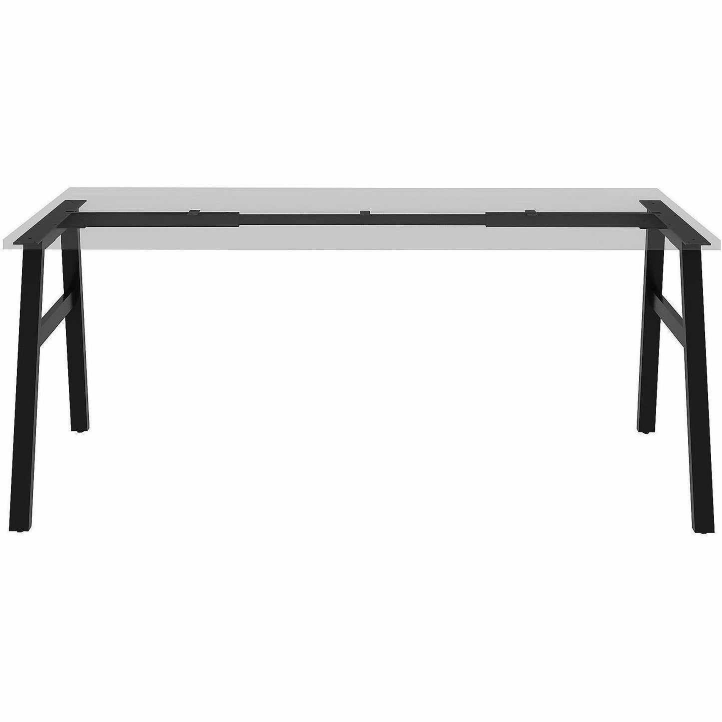 Lorell Table Base, Powder Coated A-shaped, Black Base, 28.50" Height x 71.60" Width x 29.10" Depth (LLR16287)
