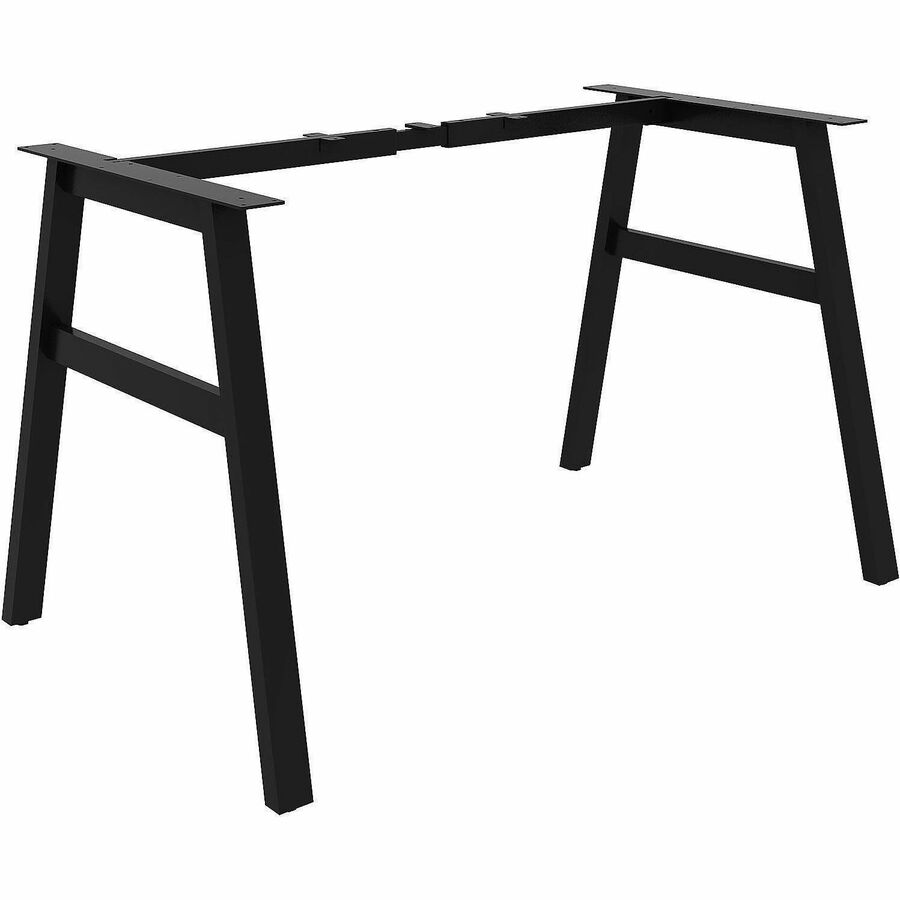 Lorell Table Base, Powder Coated A-shaped, Black Base, 28.50" Height x 71.60" Width x 29.10" Depth (LLR16287)