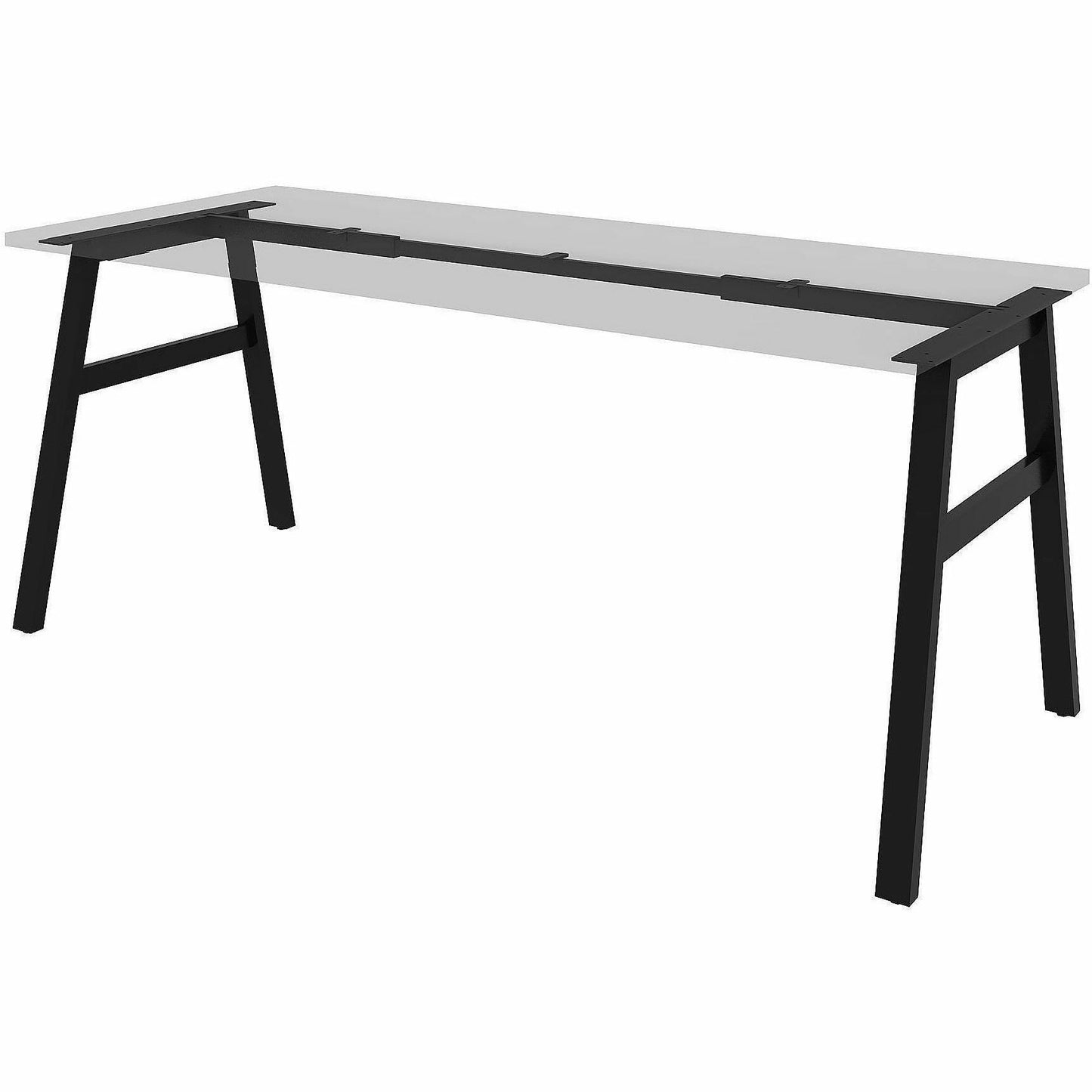 Lorell Table Base, Powder Coated A-shaped, Black Base, 28.50" Height x 71.60" Width x 29.10" Depth (LLR16287)