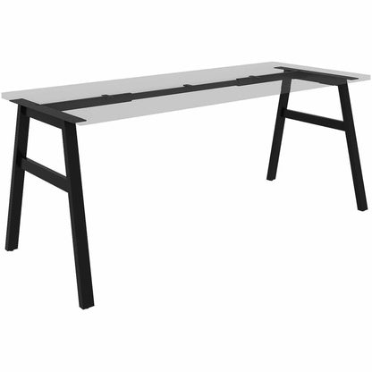 Lorell Table Base, Powder Coated A-shaped, Black Base, 28.50" Height x 71.60" Width x 29.10" Depth (LLR16287)
