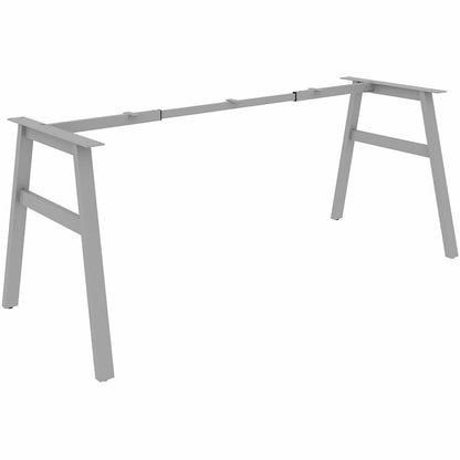 Lorell Table Base, Powder Coated A-shaped, Silver Base, 28.50" Height x 71.60" Width x 29.10" Depth (LLR16290)
