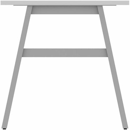 Lorell Table Base, Powder Coated A-shaped, Silver Base, 28.50" Height x 71.60" Width x 29.10" Depth (LLR16290)