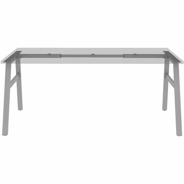 Lorell Table Base, Powder Coated A-shaped, Silver Base, 28.50" Height x 71.60" Width x 29.10" Depth (LLR16290)