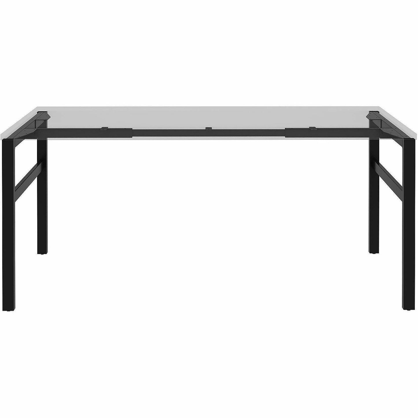 Lorell Table Base, Powder Coated H-shaped, Black Base, 28.50" Height x 71.60" Width x 29.10" Depth (LLR16281)
