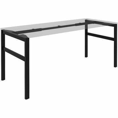 Lorell Table Base, Powder Coated H-shaped, Black Base, 28.50" Height x 71.60" Width x 29.10" Depth (LLR16281)