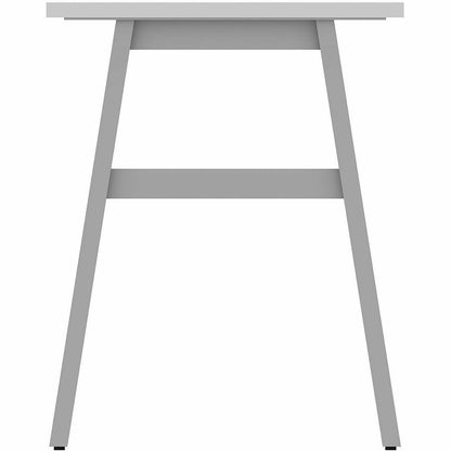 Lorell Table Base, Powder Coated A-shaped, Silver Base, 28.50" Height x 71.60" Width x 23.20" Depth (LLR16289)