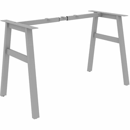 Lorell Table Base, Powder Coated A-shaped, Silver Base, 28.50" Height x 71.60" Width x 23.20" Depth (LLR16289)