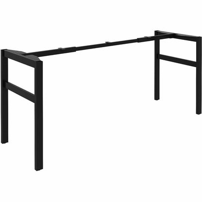 Lorell Table Base, Powder Coated H-shaped, Black Base, 28.50" Height x 71.60" Width x 23.20" Depth (LLR16280)