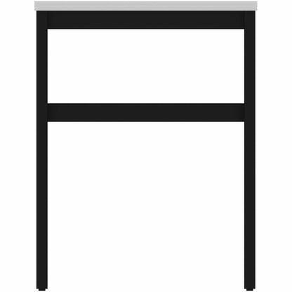 Lorell Table Base, Powder Coated H-shaped, Black Base, 28.50" Height x 71.60" Width x 23.20" Depth (LLR16280)