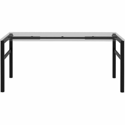 Lorell Table Base, Powder Coated H-shaped, Black Base, 28.50" Height x 71.60" Width x 23.20" Depth (LLR16280)
