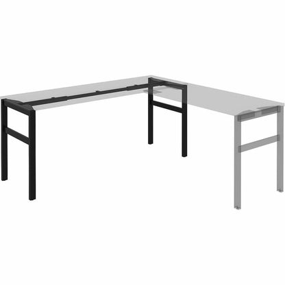 Lorell Table Base, Powder Coated H-shaped, Black Base, 28.50" Height x 71.60" Width x 23.20" Depth (LLR16280)