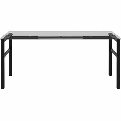 Lorell Table Base, Powder Coated H-shaped, Black Base, 28.50" Height x 71.60" Width x 23.20" Depth (LLR16280)