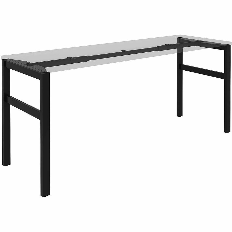 Lorell Table Base, Powder Coated H-shaped, Black Base, 28.50" Height x 71.60" Width x 23.20" Depth (LLR16280)