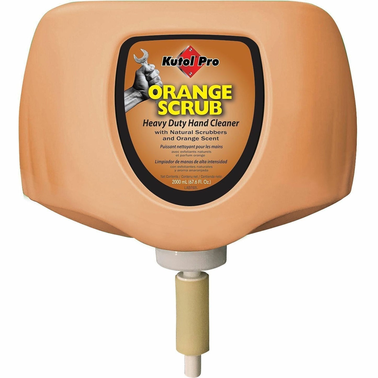 Kutol Industrial Hand Cleaner with Pumice, Orange Scent, 2.11 quart, 4/Carton (KUT4967)