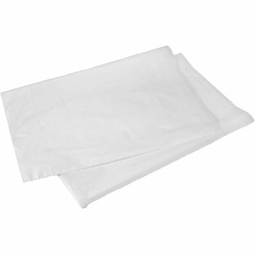 Genuine Joe Linear Low Density Can Liners, 24" Length x 32" Width x 0.35 mil (9 Micron), Clear, 500/Carton (GJO24320)