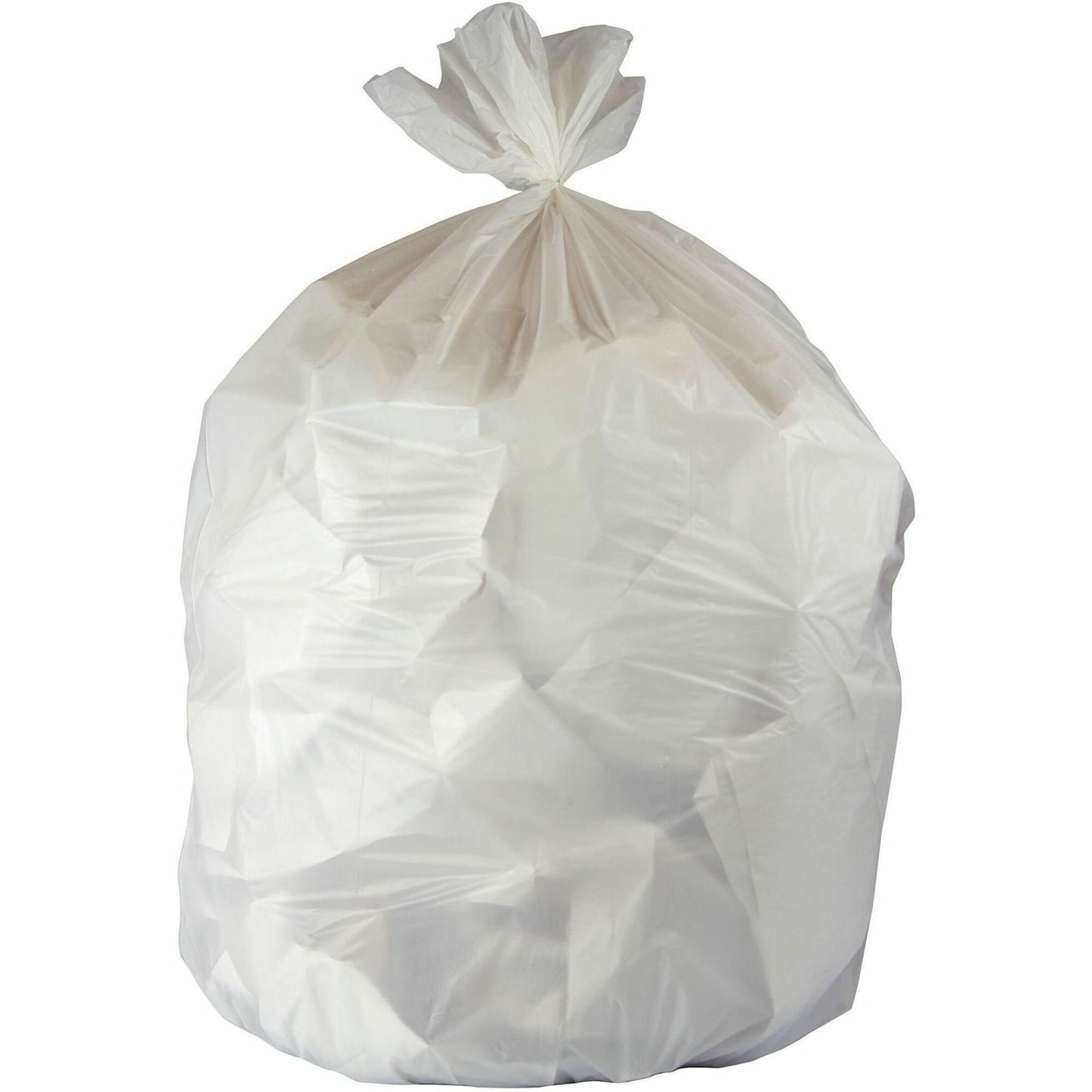 Genuine Joe Linear Low Density Can Liners, 30" Length x 36" Width x 0.75 mil (19 Micron), White, 200/Carton (GJO51100)