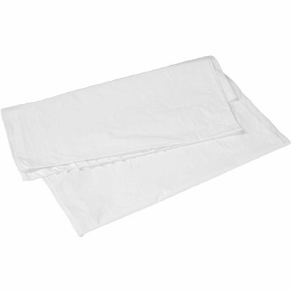 Genuine Joe Linear Low Density Can Liners, 30" Length x 36" Width x 0.75 mil (19 Micron), White, 200/Carton (GJO51100)