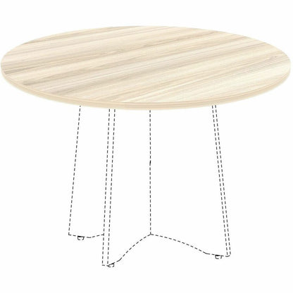 Lorell Essentials Hospitality/Conference 48" Round Table Top, Modern Elm (LLR66361)