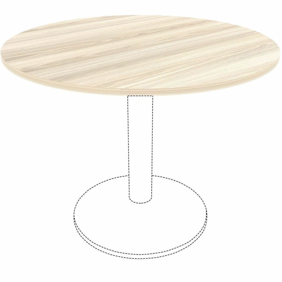 Lorell Essentials Hospitality/Conference 48" Round Table Top, Modern Elm (LLR66361)