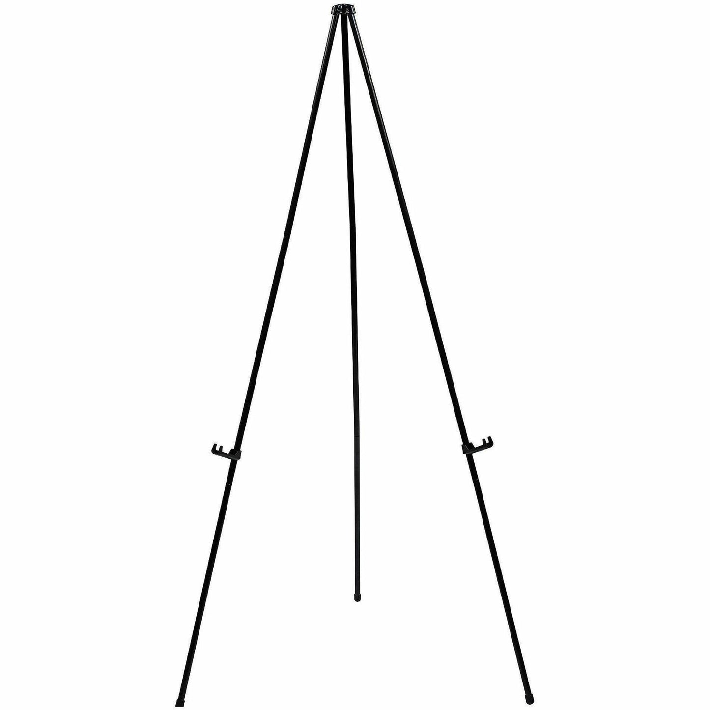 Lorell Presentation Easel, 20 lb Load Capacity, Aluminum, Steel, Metal, Black (LLR43027)
