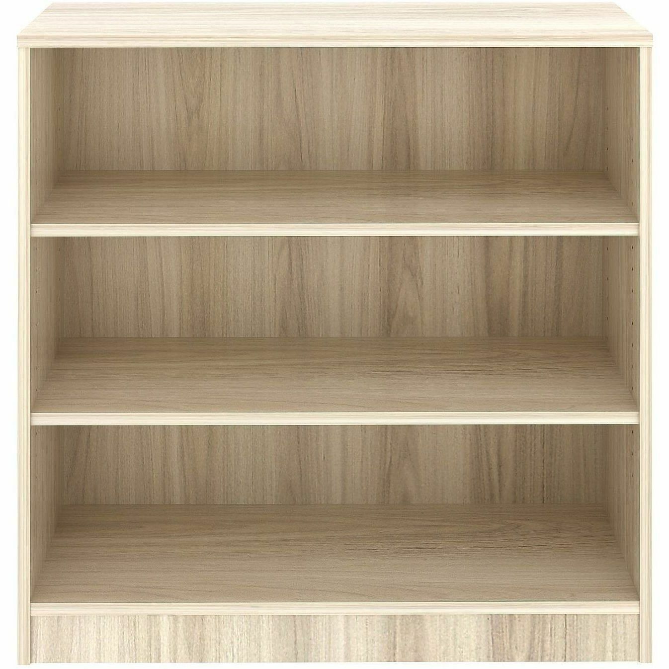 Lorell Sturdy 3-Shelf Bookcase, Modern Elm (LLR66340)