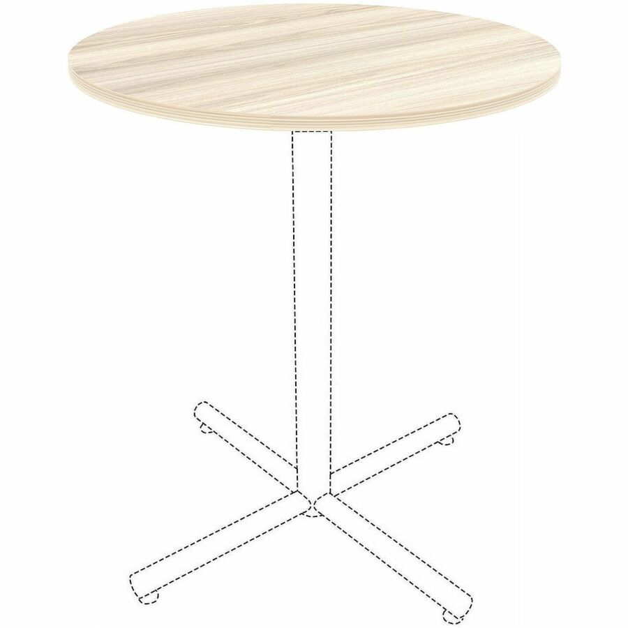 Lorell Essentials Hospitality/Conference 36" Round Table Top, Modern Elm (LLR66363)