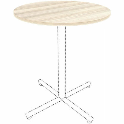 Lorell Essentials Hospitality/Conference 36" Round Table Top, Modern Elm (LLR66363)