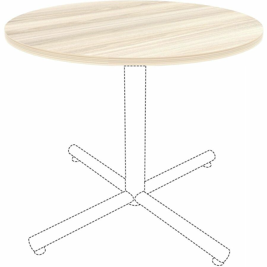 Lorell Essentials Hospitality/Conference 36" Round Table Top, Modern Elm (LLR66363)