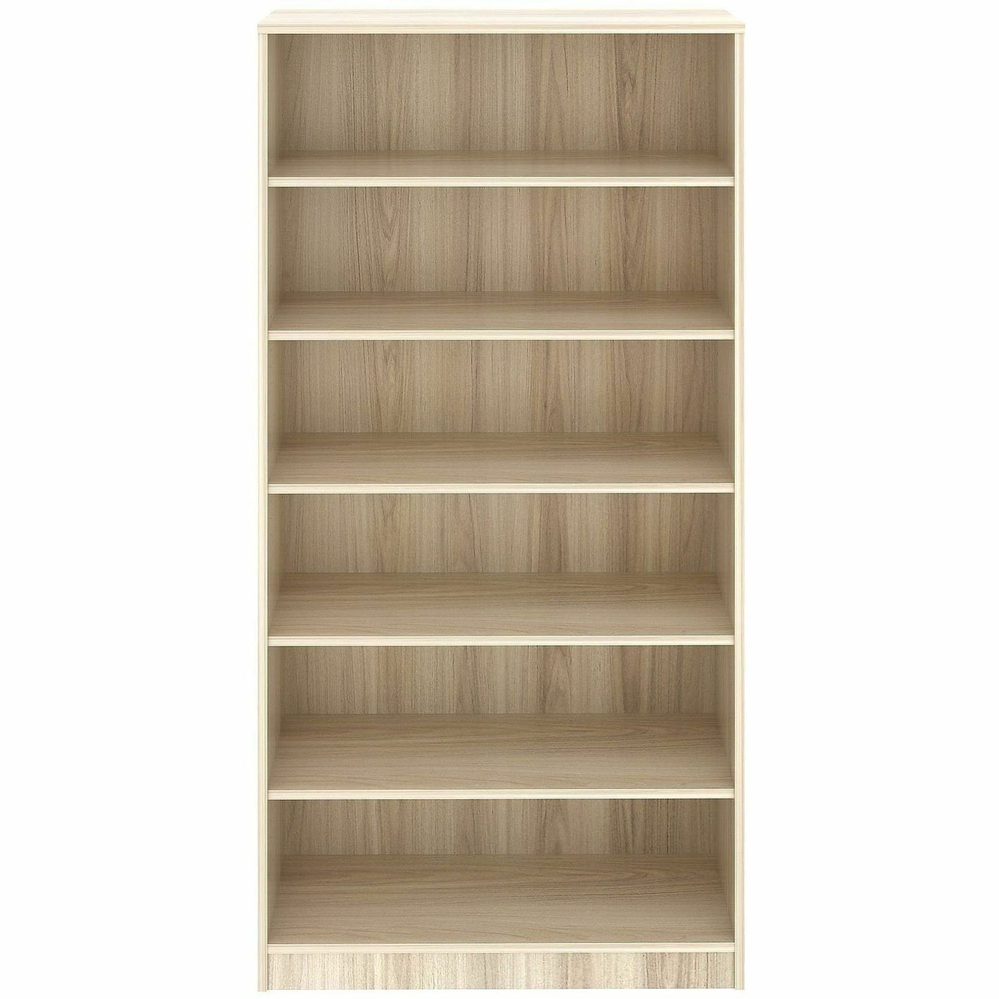 Lorell Sturdy 6-Shelf Bookcase, Modern Elm (LLR66343)