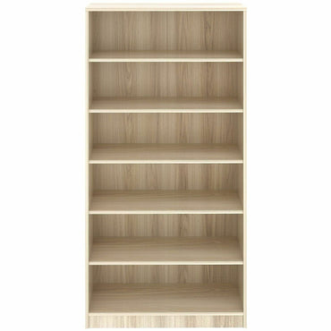 Lorell Sturdy 6-Shelf Bookcase, Modern Elm (LLR66343)