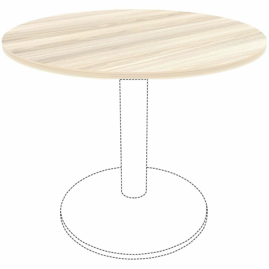Lorell Essentials Hospitality/Conference 42" Round Table Top, Modern Elm (LLR66362)