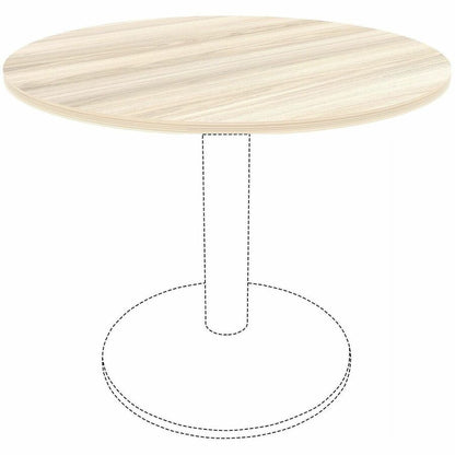 Lorell Essentials Hospitality/Conference 42" Round Table Top, Modern Elm (LLR66362)