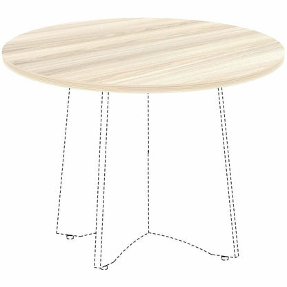 Lorell Essentials Hospitality/Conference 42" Round Table Top, Modern Elm (LLR66362)