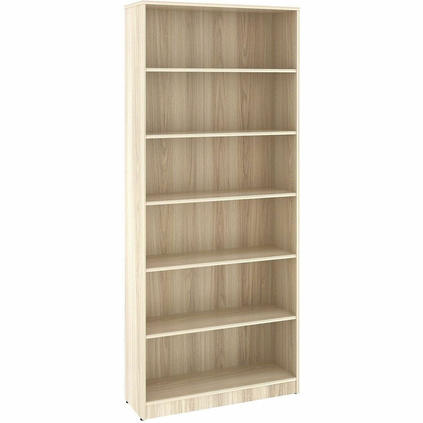 Lorell Sturdy 6-Shelf Bookcase, Modern Elm (LLR66344)
