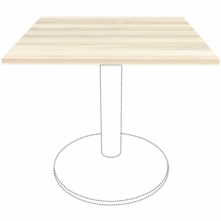 Lorell Essentials Hospitality/Conference 36" Square Table Top, Modern Elm (LLR66365)