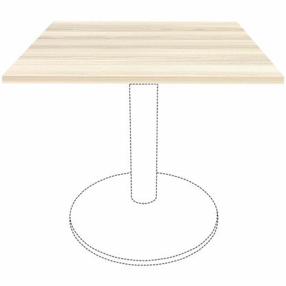 Lorell Essentials Hospitality/Conference 36" Square Table Top, Modern Elm (LLR66365)