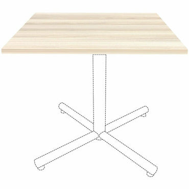 Lorell Essentials Hospitality/Conference 36" Square Table Top, Modern Elm (LLR66365)