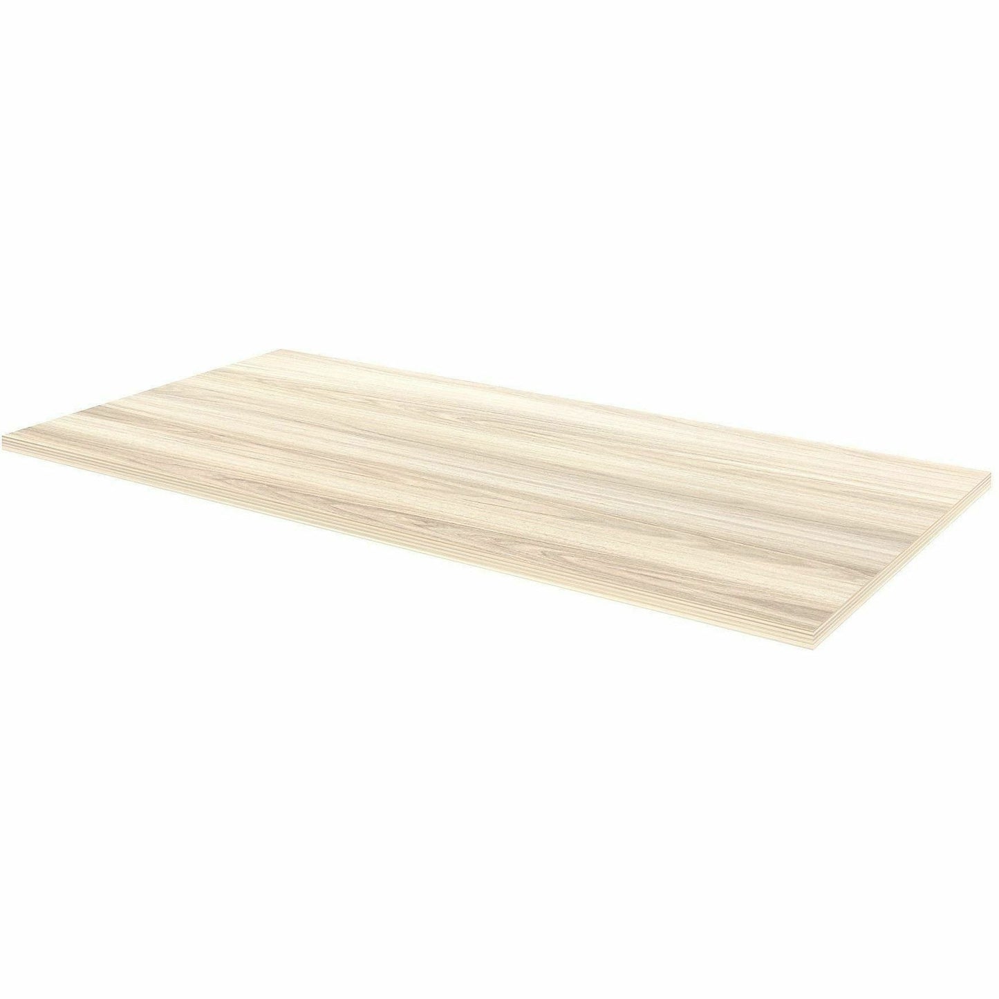 Lorell Multi-Purpose Tabletop, Laminated Rectangle Top, 30" w x 60" d x 1" Thickness, 1" h, Modern Elm (LLR66353)