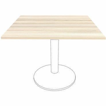 Lorell Essentials Hospitality/Conference 42" Square Table Top, Modern Elm (LLR66364)
