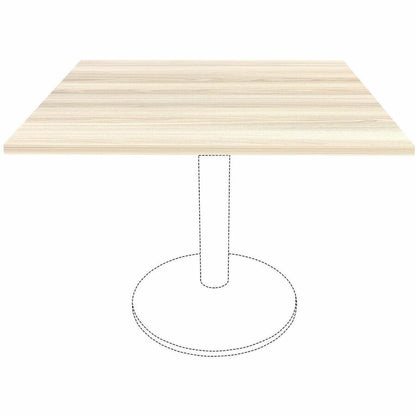 Lorell Essentials Hospitality/Conference 42" Square Table Top, Modern Elm (LLR66364)