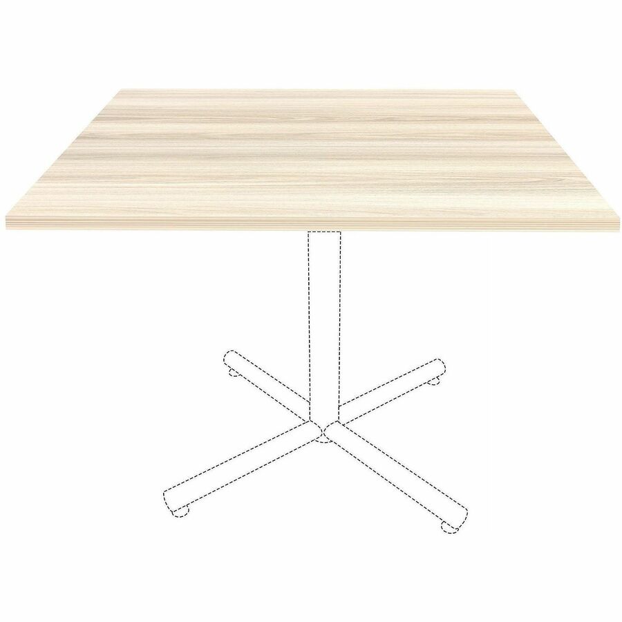 Lorell Essentials Hospitality/Conference 42" Square Table Top, Modern Elm (LLR66364)