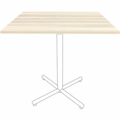 Lorell Essentials Hospitality/Conference 42" Square Table Top, Modern Elm (LLR66364)